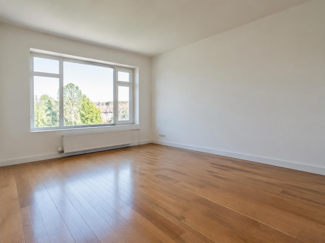 Leergeräumte Wohnung nach einer Wohnungsauflösung in Offenbach